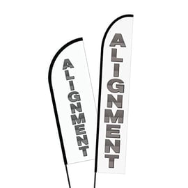 Alignment Feather Flag