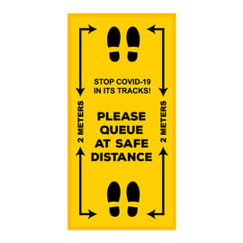Social Distancing floor mats