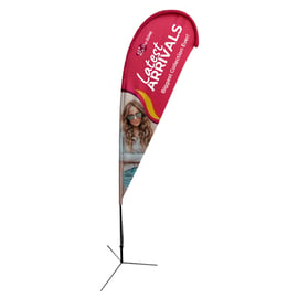 Compact Teardrop Advertising Flag 