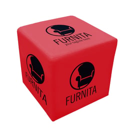Custom Printed Wooden Ottoman