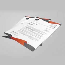 Custom Letterhead Creation and Printing