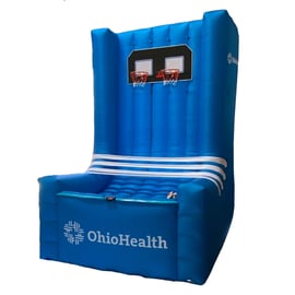 Custom Inflatable Carnival Basket Ball  Free Throw Game