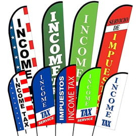 Income Tax Service Flags 