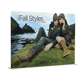 stretch fabric straight wall  