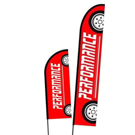 Performance Check Car Service Banners Flags
