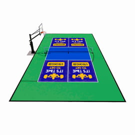 Custom Printed Pickle Ball Court