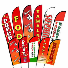 Mexican Restaurant Food Flags