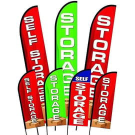 Self Storage Banner Flags