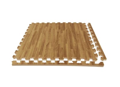 Trade Show Interlocking Wood Grain Flooring (Pack of 6)