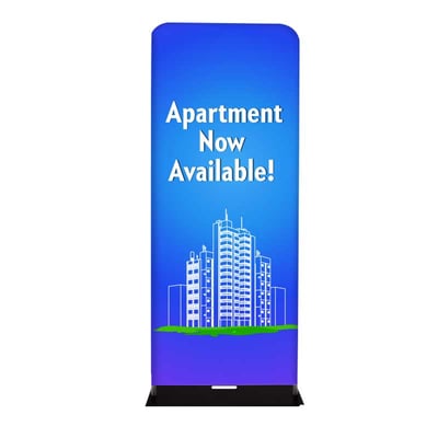 Tubie™ Stretch Fabric Banner Display For Real Estate Business