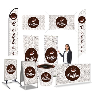 Coffee - Pre Printed Product Line Up - Design 1