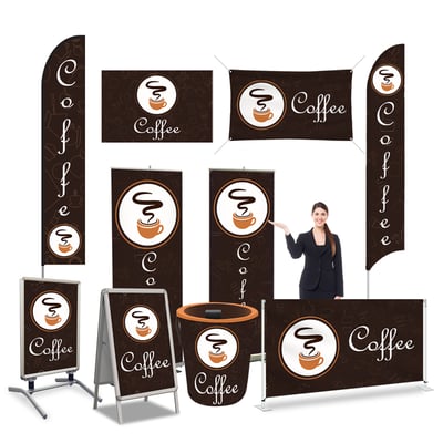 Coffee - Pre Printed Product Line Up - Design 3