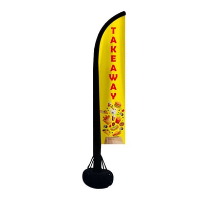 Inflatable Feather Banner Aire Flag Pro Restaurant Sign