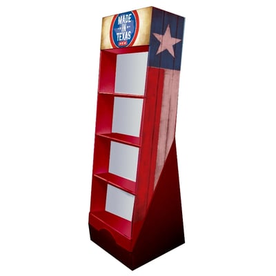 Tiered Recyclable Display