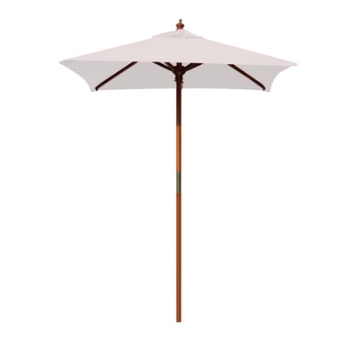 Umbrella with Wood Pole System, Square