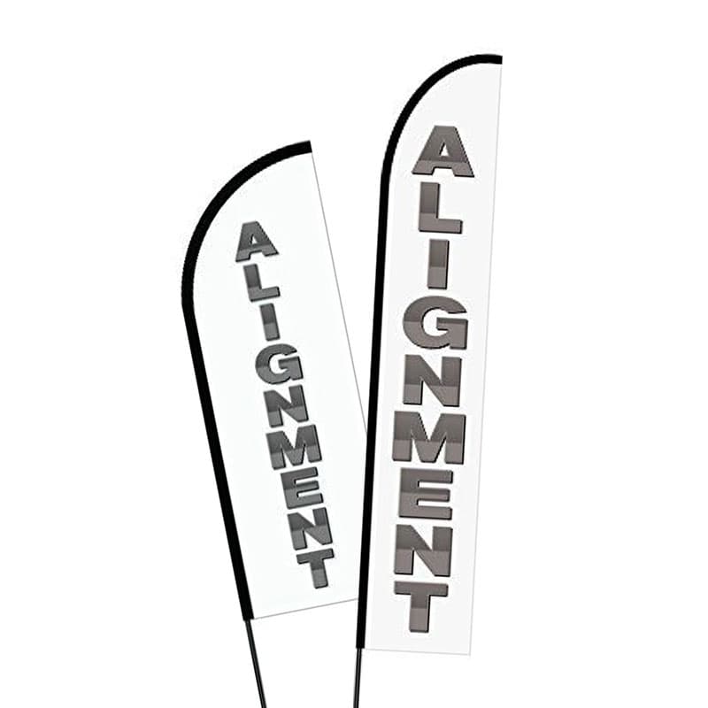 Alignment Feather Flag