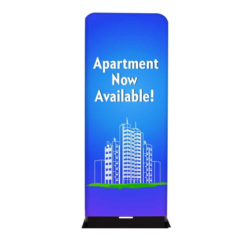 Apartment Now Available Stretch Fabric Banner Display