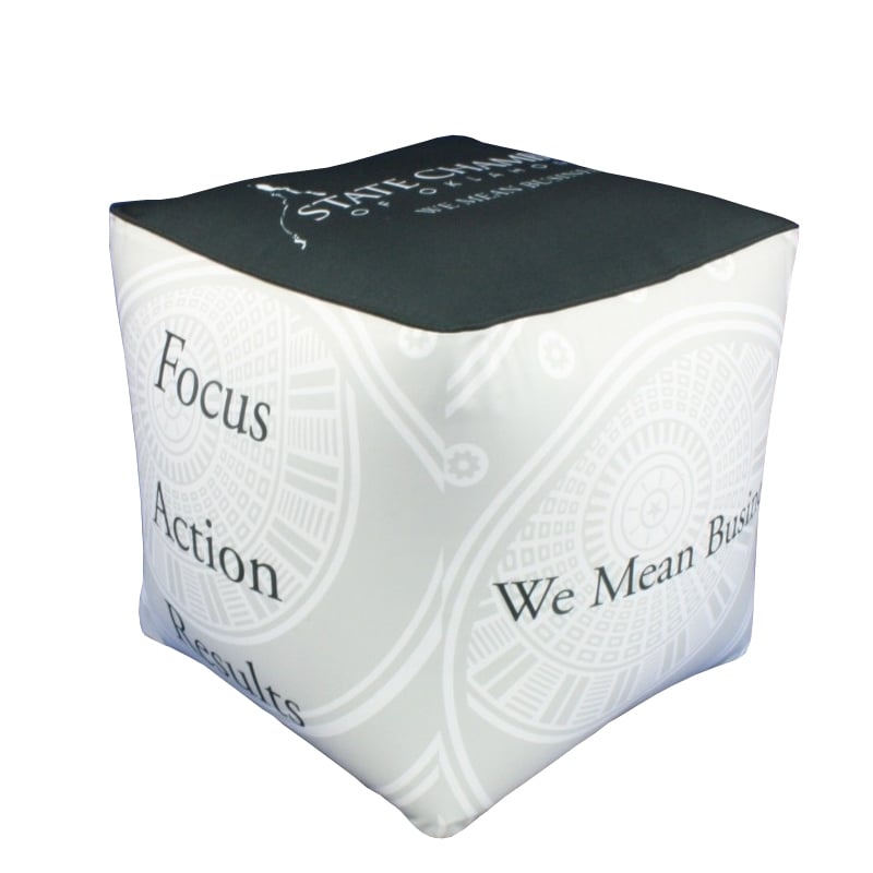 Customized Bean Bag Ottoman Cube