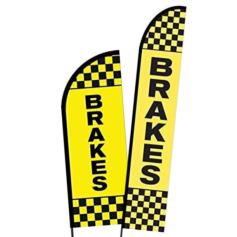 Brakes repair Feather Flag Banners