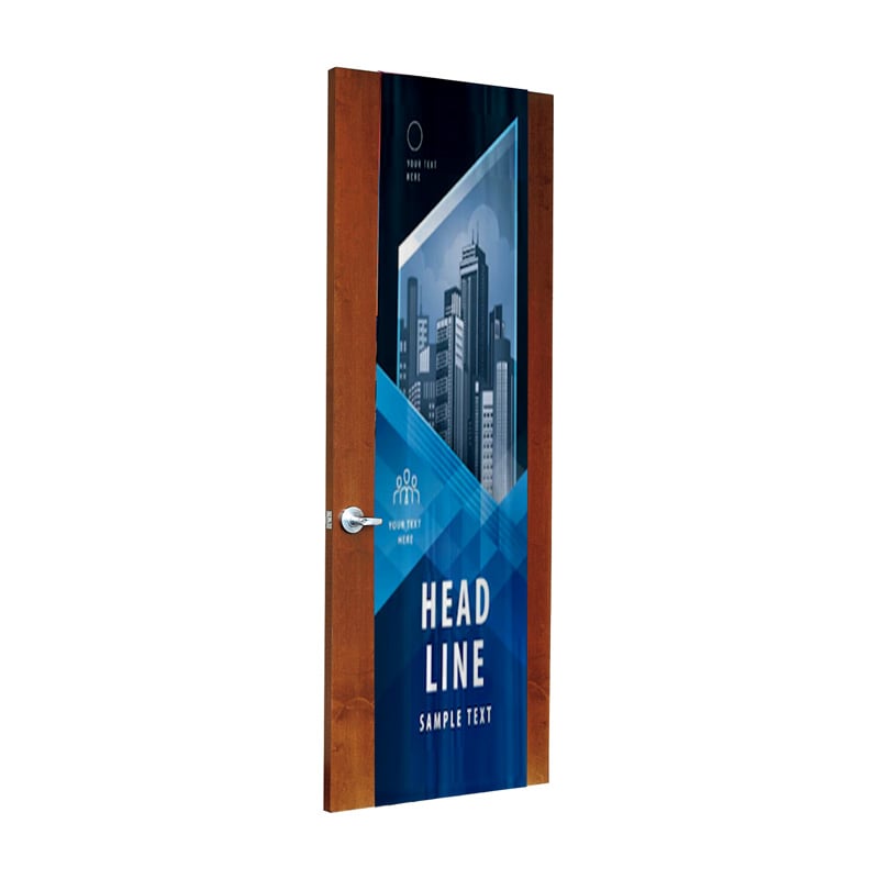 Door Wrap - Full Color Custom Imprint