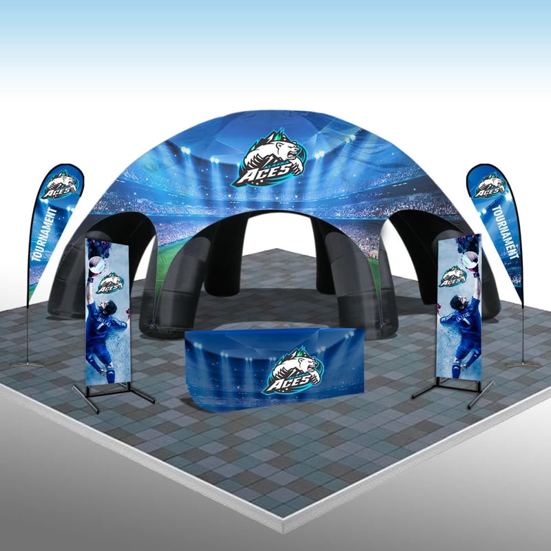 Inflatable Spider Tent Football Event Booth