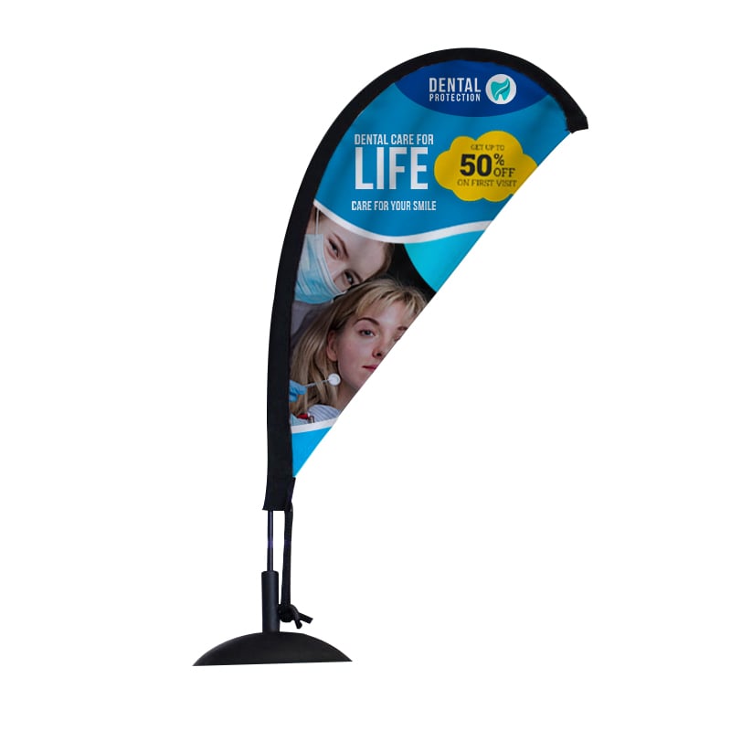 Tabletop Teardrop Flag