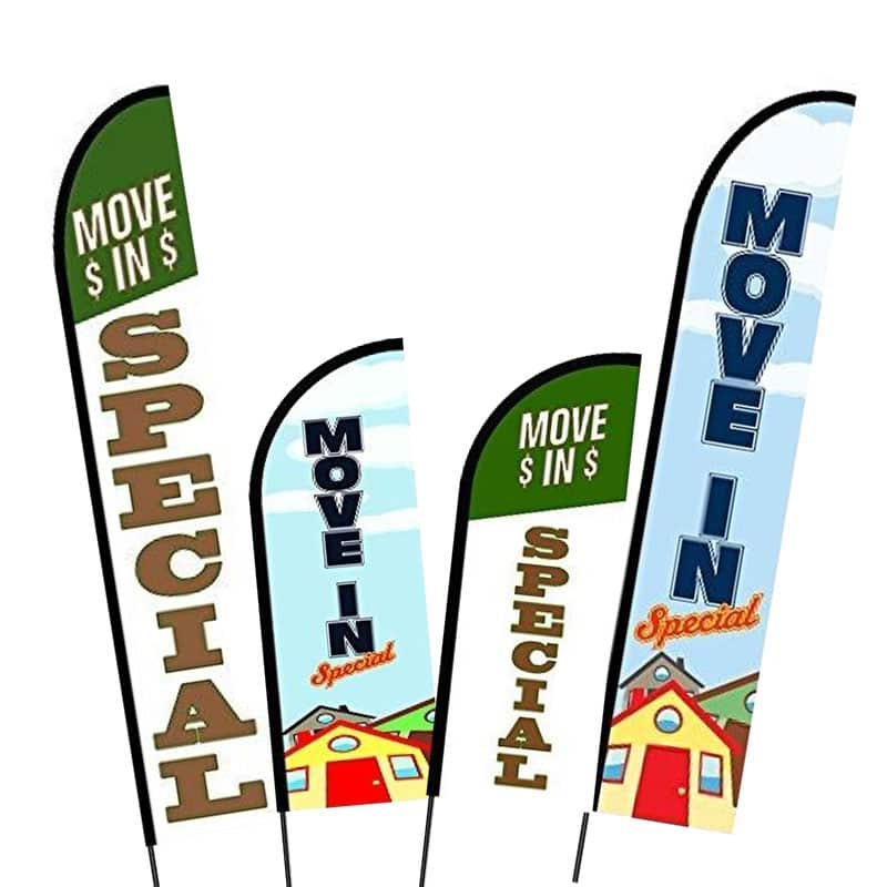 Move in Flags for Real Estate