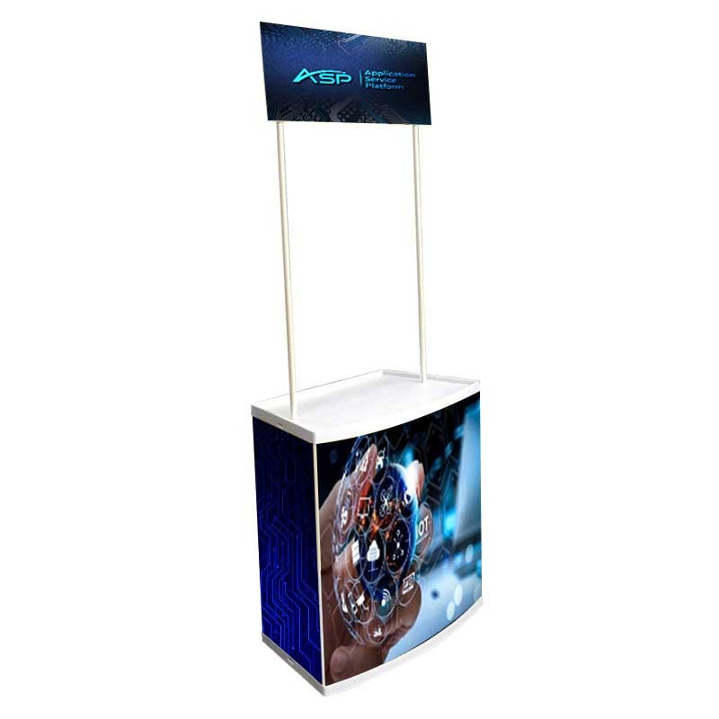 Q -Bar Pop Up Demo Counter