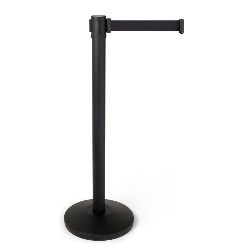 Q King - Retractable Belt Stanchions with 6 ft Retractable Belt
