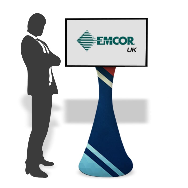 advertising  tv display and promotional screen  