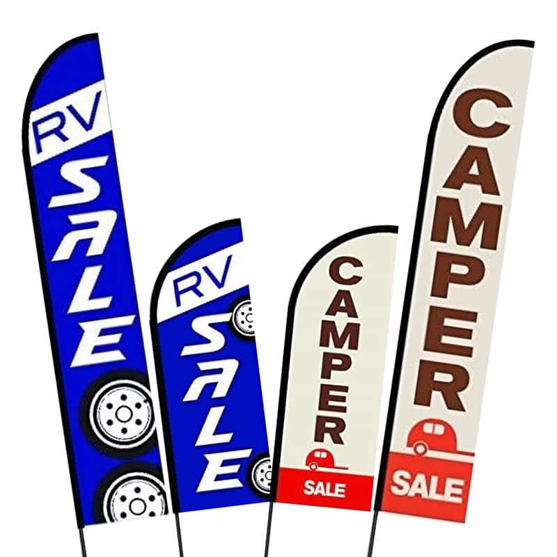 Outdoor RV Sales Print Banner Flag