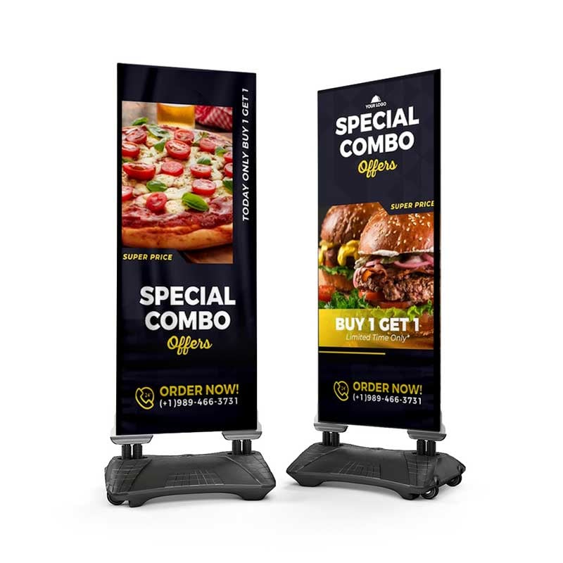Double Side Print Water-Based Pavement Sidewalk Sign