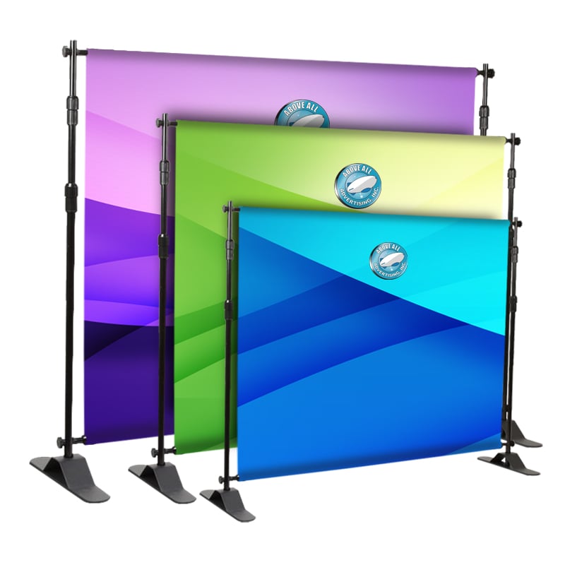 Adjustable Telescopic Banner Stand