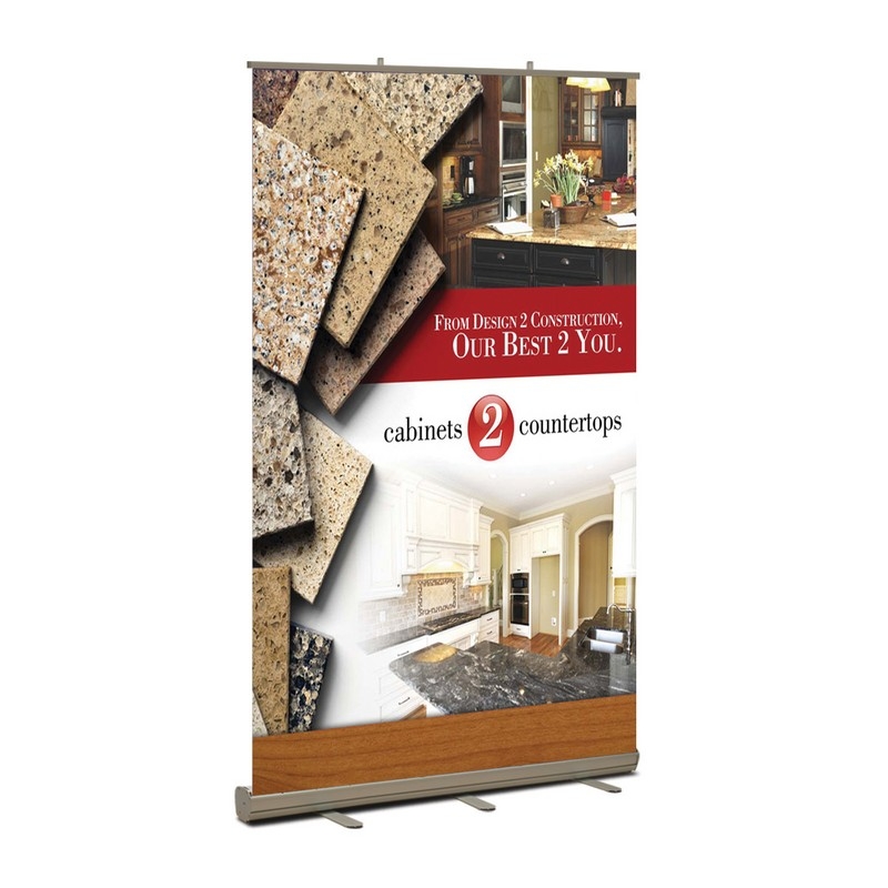 Jumbo Retractable Banner Stand Single Sided