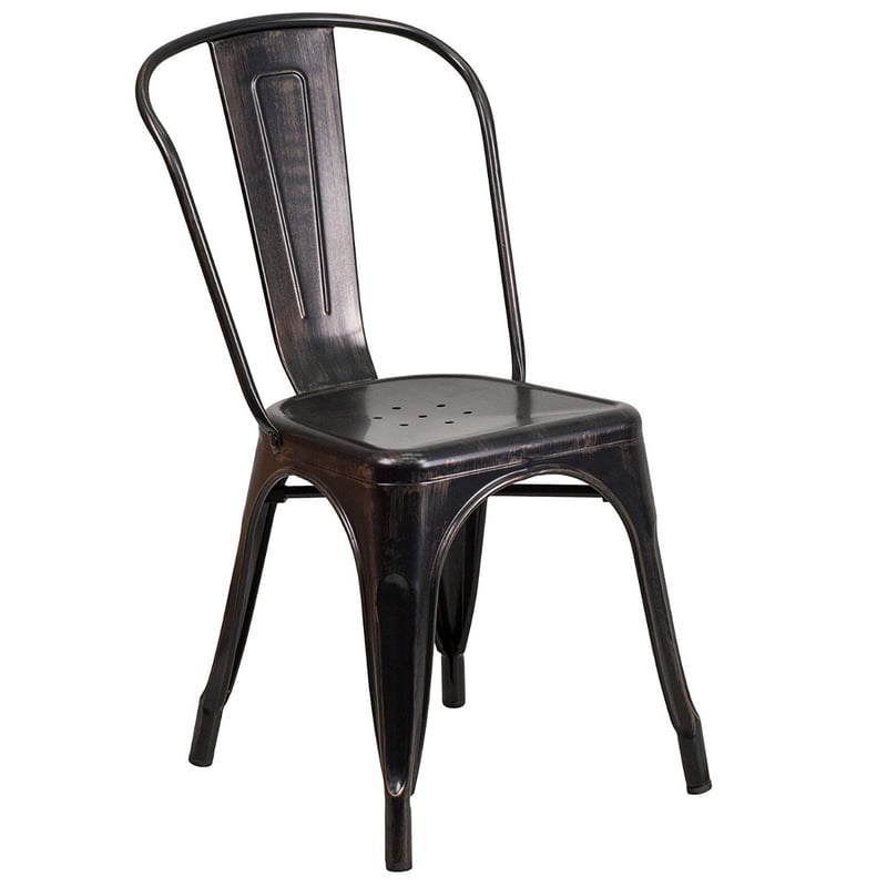 Arm Less Indoor/ Outdoor Metal Stack Chair