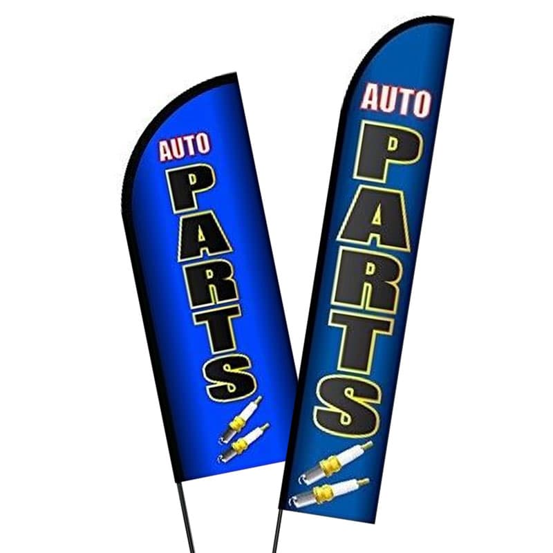 Auto Parts Feather Banner Strore Flags