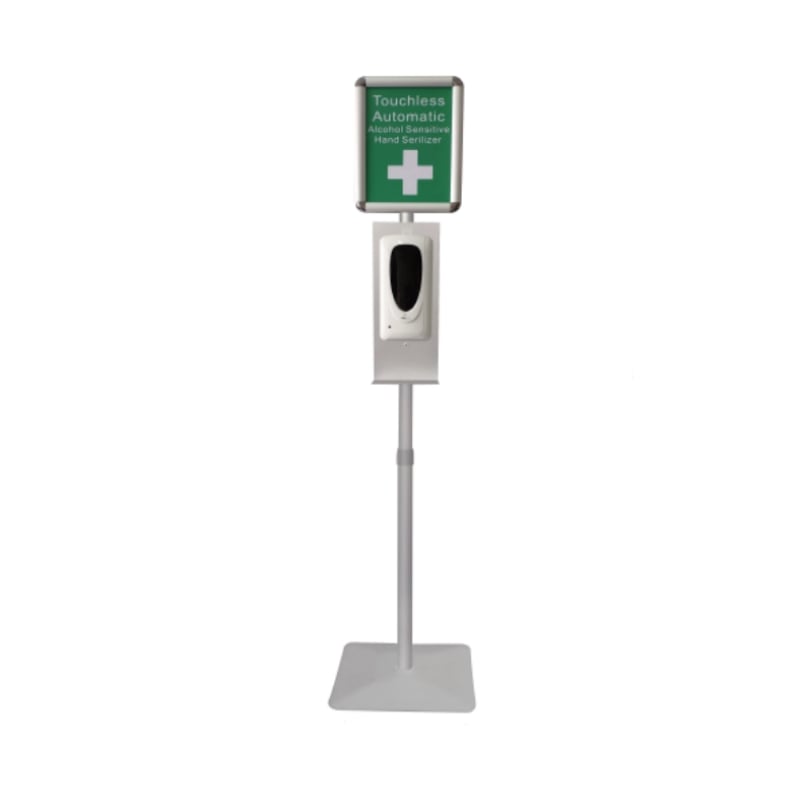 Hand Sanitizer Dispenser with Poster Stand