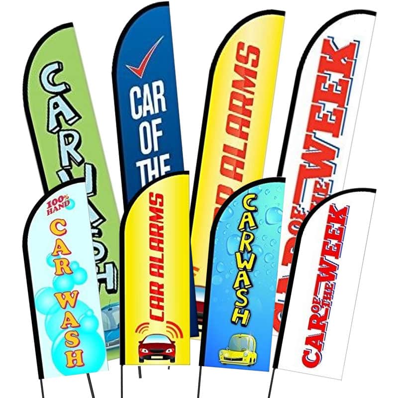 Auto Business Feather Flag & Banners