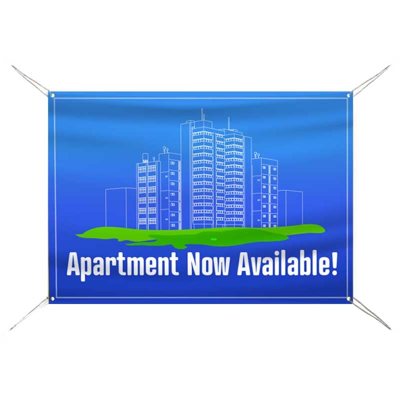 Apartment Now Available Real Estate Canvas Banner
