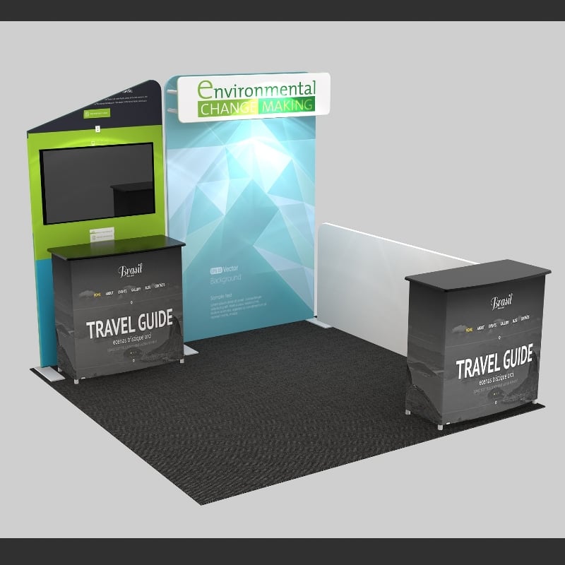 Trade Show display for 10 x 10 Booth