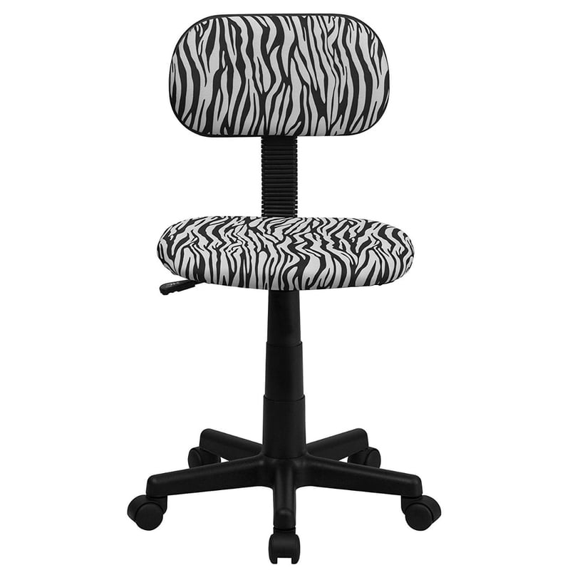 Contemporary Mid-Back Swivel Printed Office Chair 