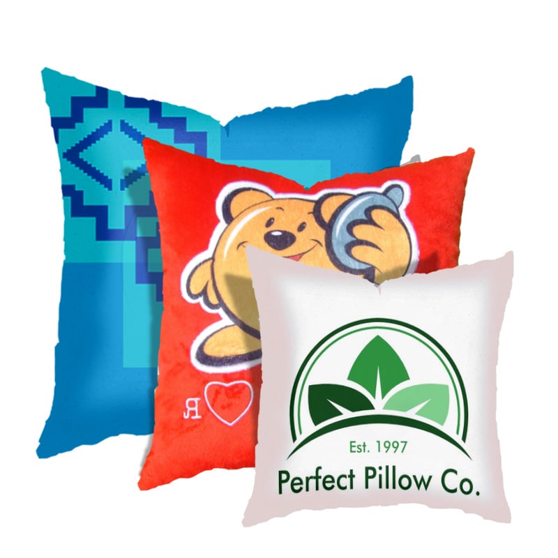 promotional pillow and tradeshow pillows giveaway