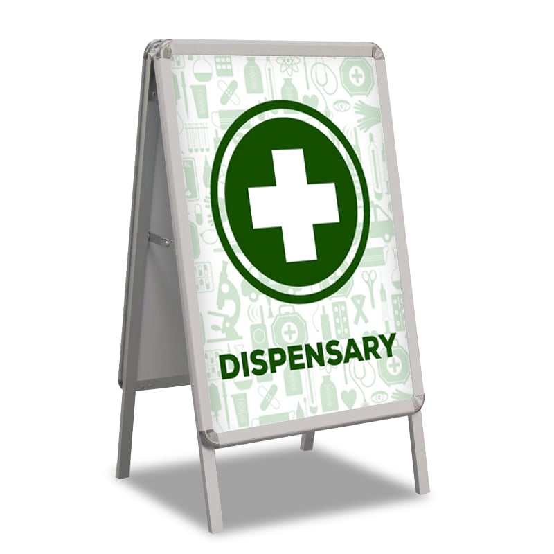 Dispensary - Pre Printed Product Line Up - White