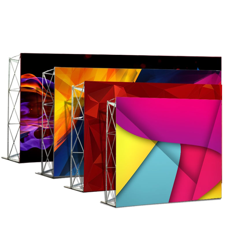 falt pop-up collapsable advertising display 
