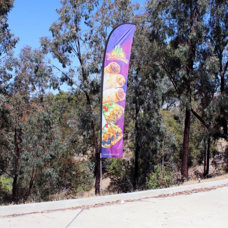 17 Feet Feather Banner Flag Outdoor