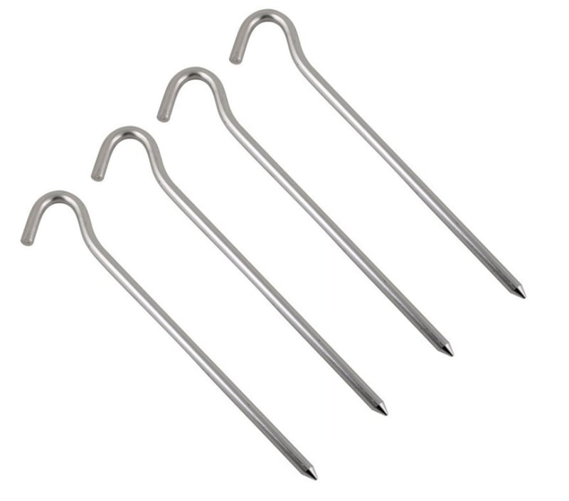 Set of 4 Ground aluminum alloy Stakes for Tents from Above All