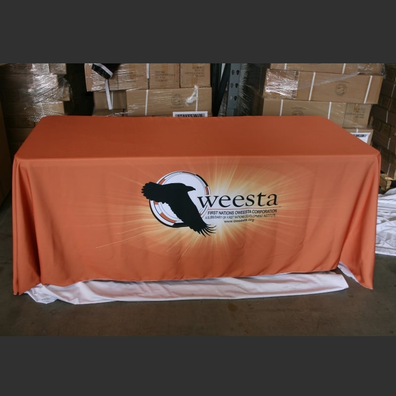 Table Top Cover for Weesta from Above All Advertising