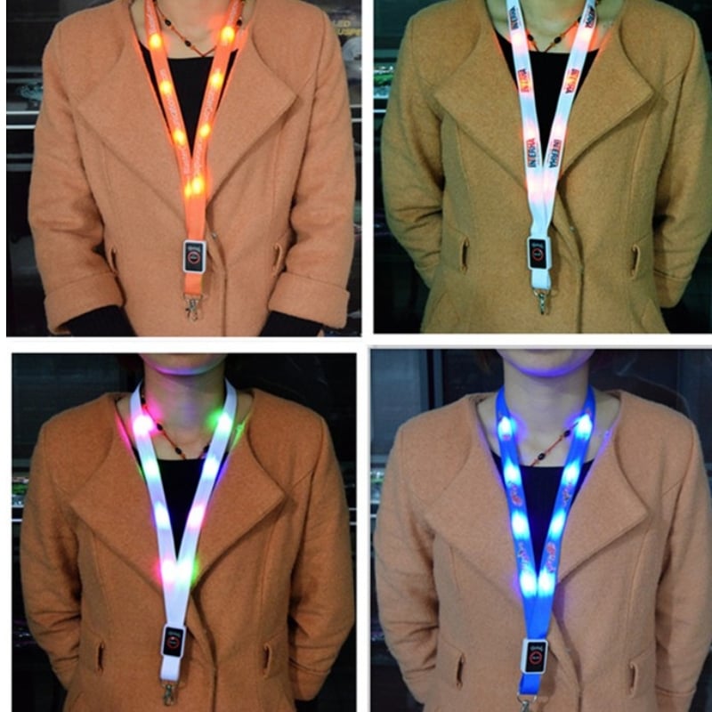 Personalizes LED Lanyand and Nack Strap