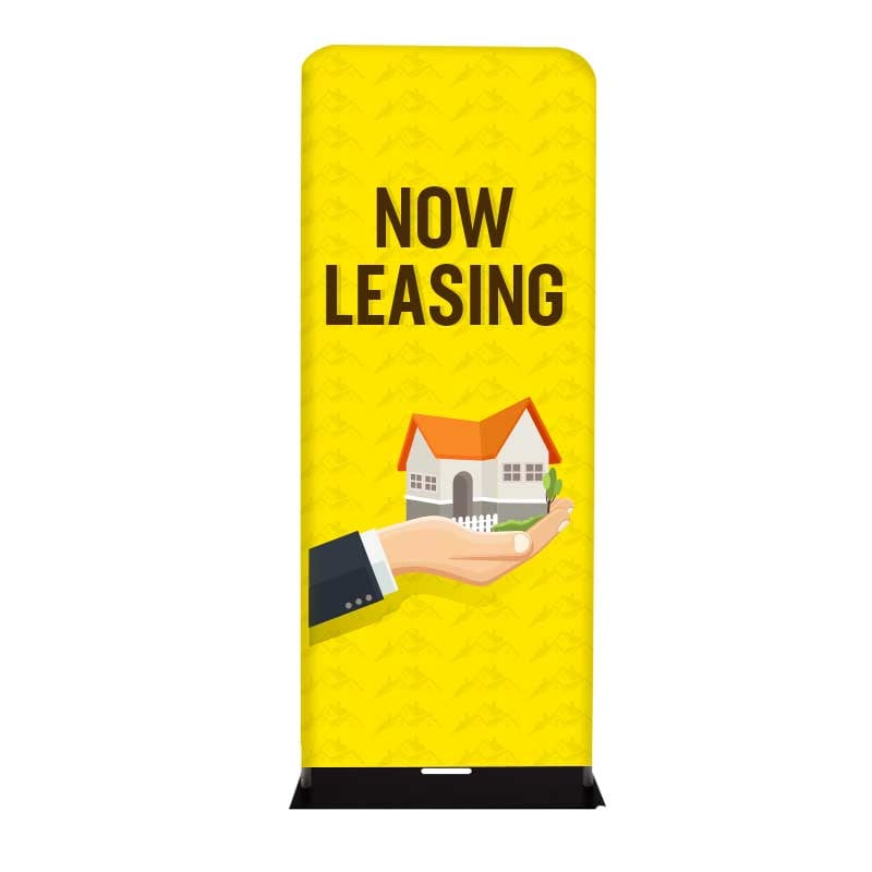 Now Leasing Stretch Fabric Banner Display