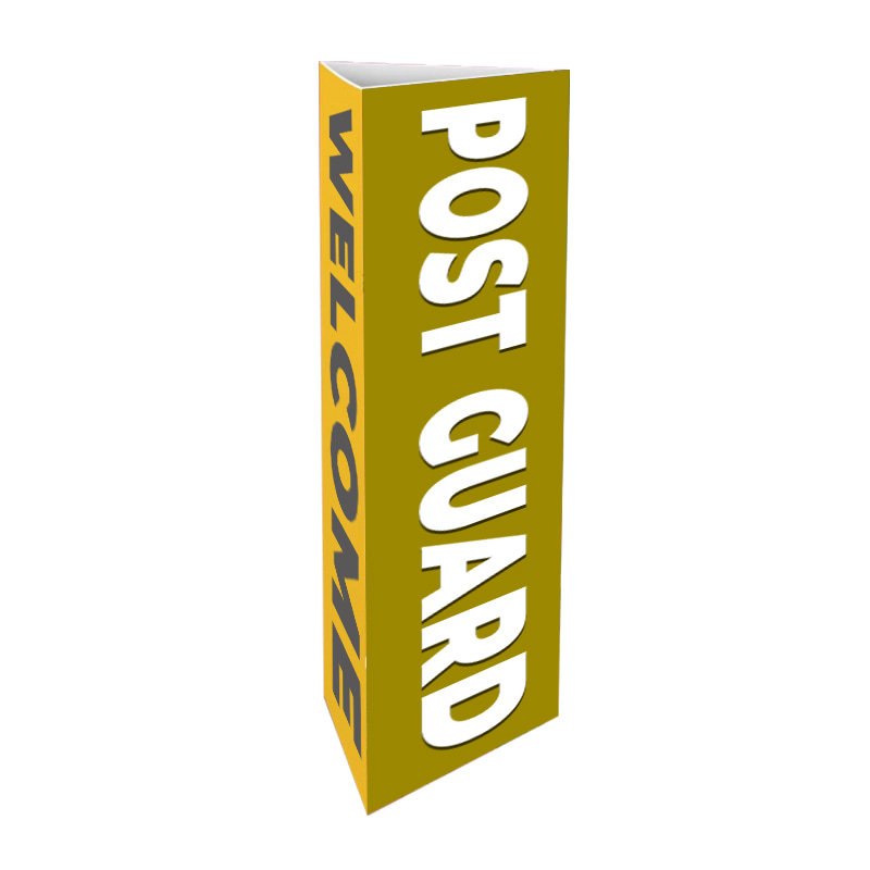 Custom Printed Pole Sleeve - Bollard Cover Sign